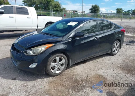 2013 Hyundai Elantra Gls from USA, damaged, VIN 5NPDH4AE4DH416637